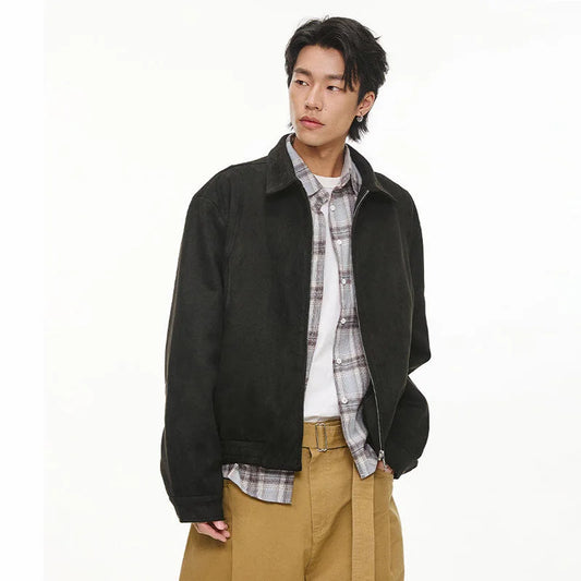 2025 spring short coat mens korean streetwear fashion loose casual bomber jacket women plus size autumn coat outerwear drawstring street shorts