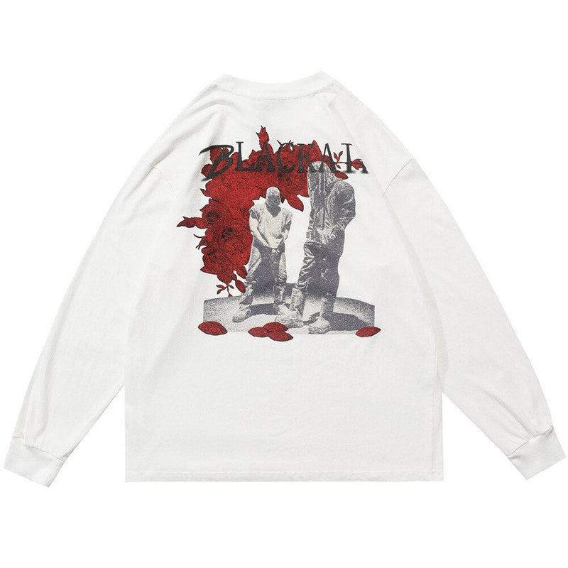 "Red Air" Unisex Men Women Streetwear Graphic Sweatshirt Daulet Apparel