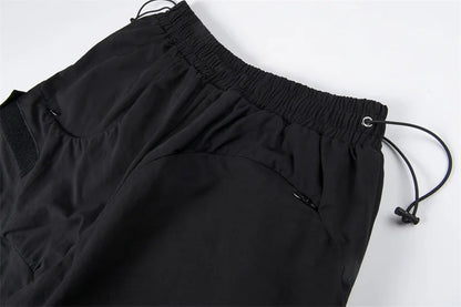 Whoisjacow High Quality 1:1 Men's Workwear hollowed out layered functional sports shorts Street King Limited
