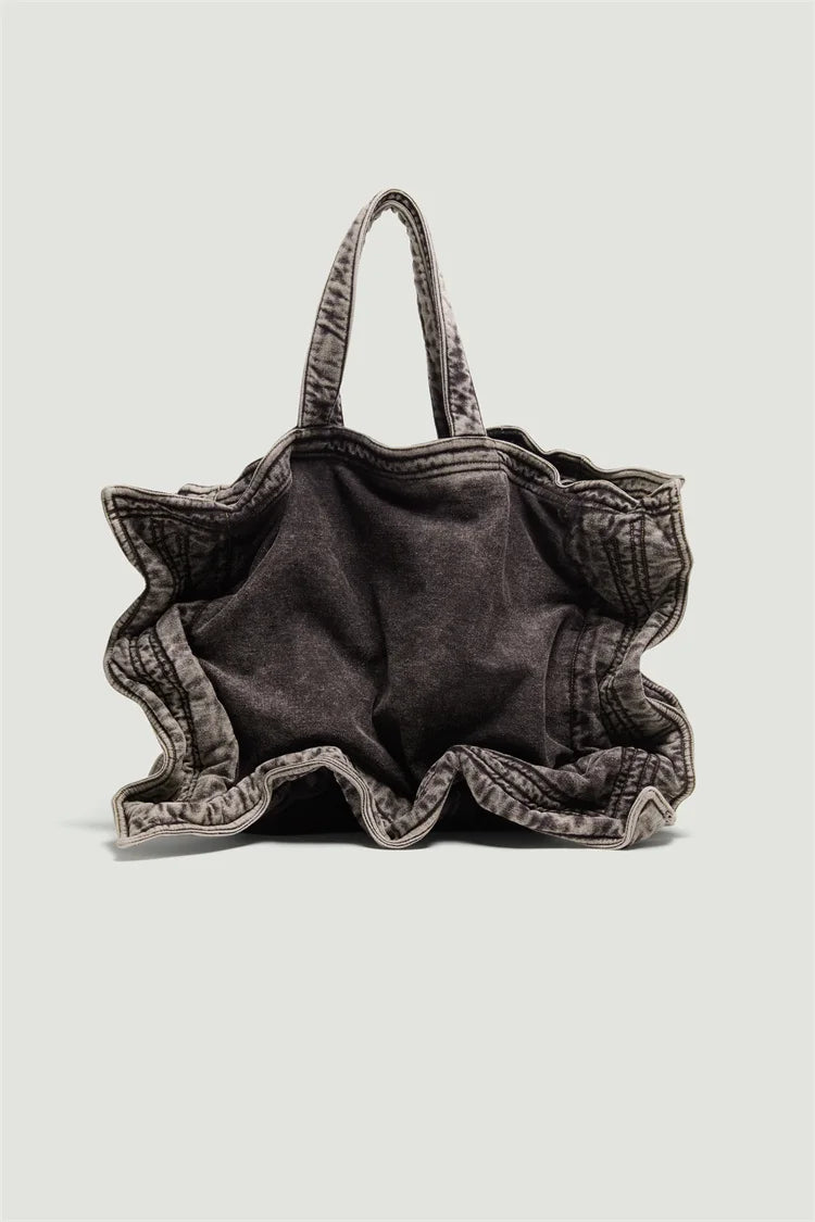 New 2024 Capacity Embroidered Project Messenger Strap Bag Men Women High Quality denimFunctional Shoulder Bags #787 Street King Limited