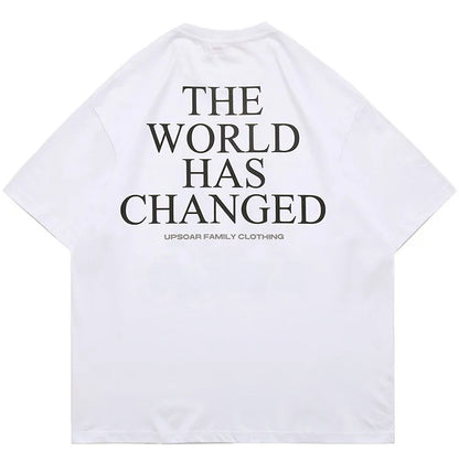 Aolamegs Men Horror Hand Earth Printed T-shirt Summer Gothic Hip Hop Style Tee Tops Cotton Oversized Short Sleeve Men's Clothing Street King Limited