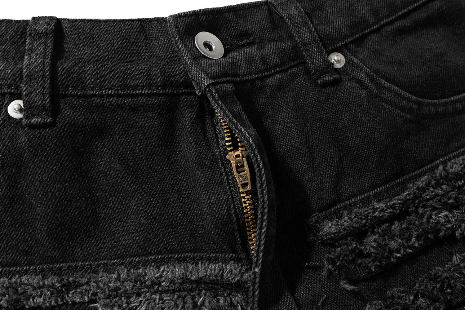 y2k streetwear trendy oversized micro flare jeans black ro hip hop washed tassel distressed denim jean raw edge mens wide pants unique jeans style 4779