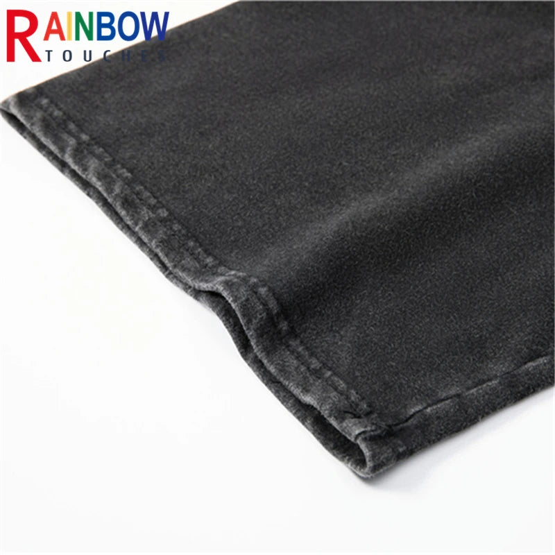 Rainbowtouches 2022 New Brand Men T-Shirt High Street Tidal Current Python Printing Mens Graphic T-Shirts Vintage Loose T-Shirt Street King Limited