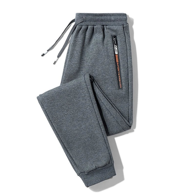 2025 autumn mens sport pants casual knitted trousers with zipper pockets solid color jogger pants male pantalon chandal hombre unique joggers style 745