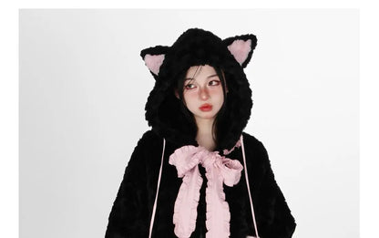 Harajuku Sweet Thicknecked Bow College Coat Woman Zip Up Hoodie Sailor Suit Plush Hoodies Women 2023 Streetwear Goth Y2k Clothes Street King Limited