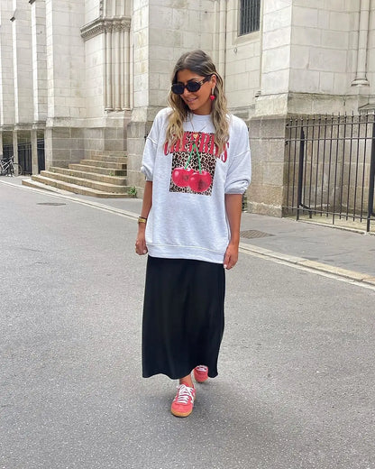 Oversized Harajuku Summer Casual Popular Cherry Graphic T Shirts Men Y2k Tops Gothic Clothes Streetwear Goth Women Clothing Street King Limited