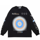 "Space Illusion" Unisex Men Women Streetwear Graphic Sweatshirt Daulet Apparel