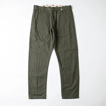 autumn winter heavyweight pure cotton thick american retro workwear khaki pants business casual mens basic solid color pants unique default style 1071