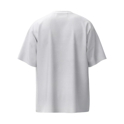 High Street Thug Club New Patchwork Embroidered Short Sleeved Casual Loose And Versatile Korean Street Solid Color T-shirt VTG Street King Limited