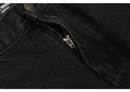 hip hop american trend retro straight leg washed denim jeans spring and autumn high street couple loose wide leg casual pants unique jeans style 603