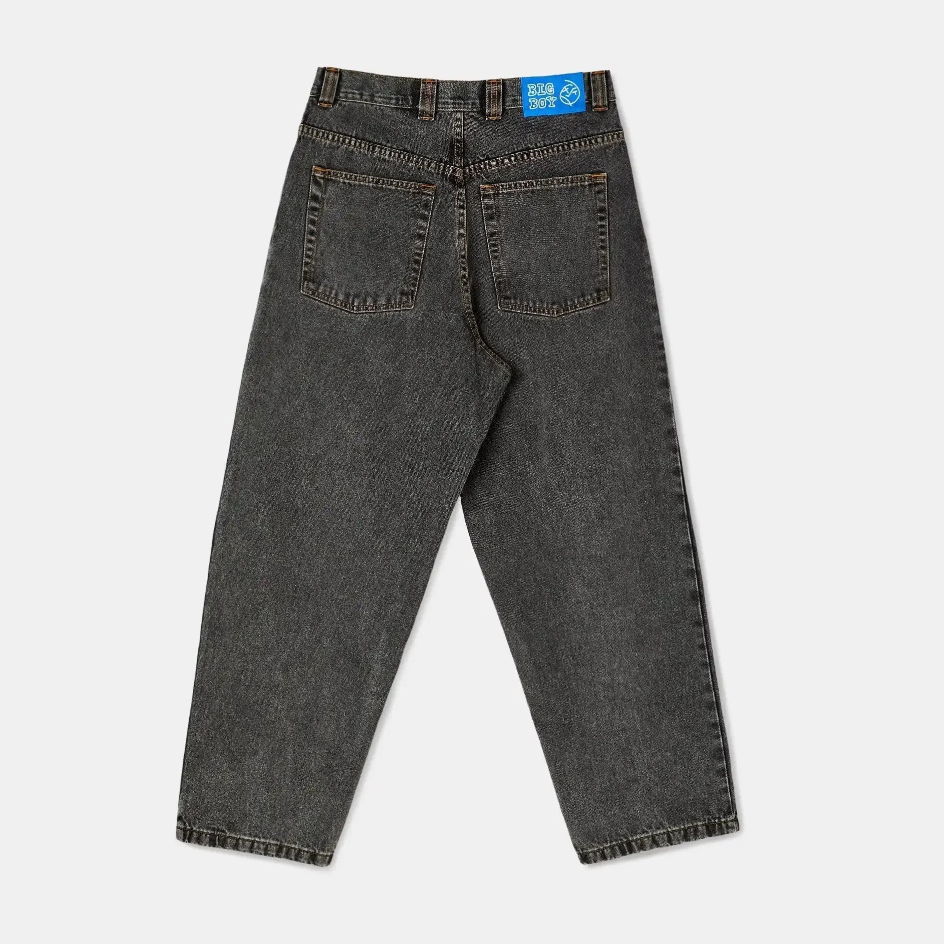 hip hop polar big boy jeans streetwear cartoon embroidery y2k pants vintage blue baggy jeans mens womens high waist wide trouser unique jeans style 4121