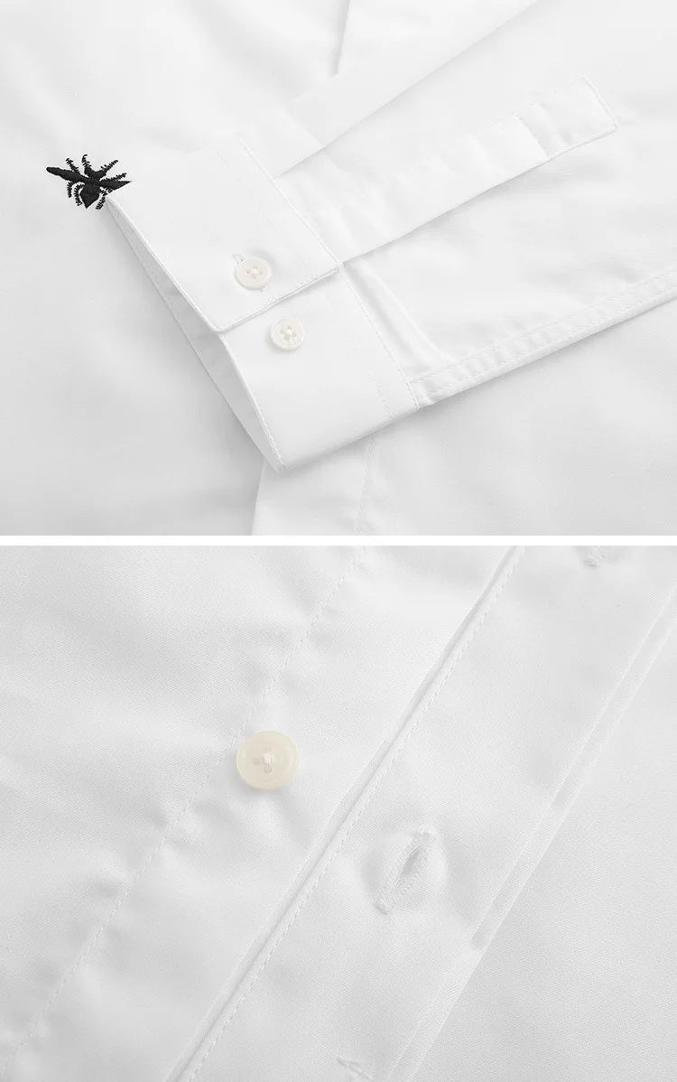New 2022 Luxury Men Classic Embroidered bee stripe Fashion Cotton Casual Shirts Shirt High Quality Short Sleeves A68 Street King Limited