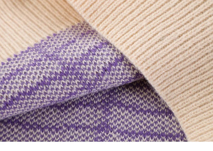 2023 Men Streetwear Sweater Hipster Spider Web Graphic Hip Hop Knitted Sweater Casual Loose Pullover Sweater Black Purple Street King Limited