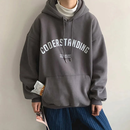 Autumn Men's Letter Design Printed Pullovers Hoodies Y2K Vintage Streetwear Hoody Sweatshirts Casual Fleece Oversize Hoodie Street King Limited