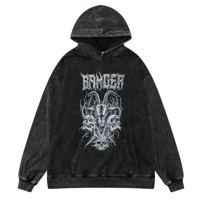 "Banger" Unisex Men Women Streetwear Graphic Hoodie Daulet Apparel