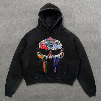 Harajuku Oversized Gothic Dragon Print Hoodie Streetwear Sweatshirt Y2k Tops Gothic Clothes Grunge Hoodies Women Men Clothing Street King Limited