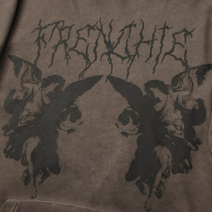 "Dark Angel" Unisex Men Women Streetwear Graphic Hoodie Daulet Apparel