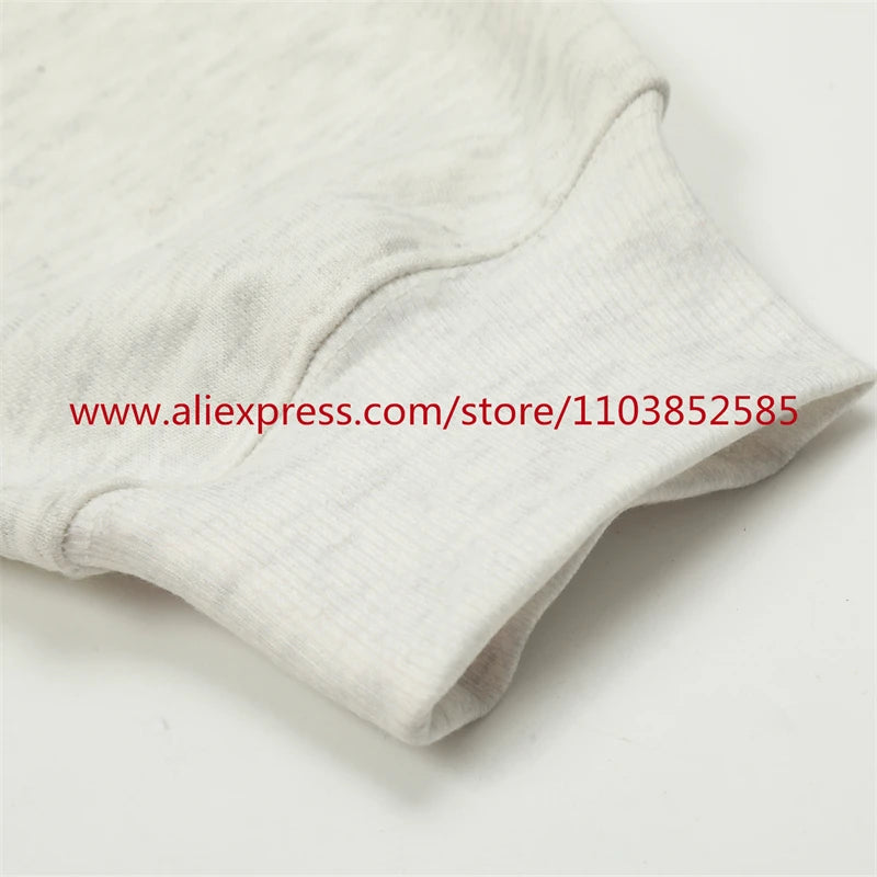 2024s Vintage Hoodie Sweatshirt Autumn/Winter High Street High Quality Cartoon Cross White Pigeon Print Oversize Tops Casual Street King Limited