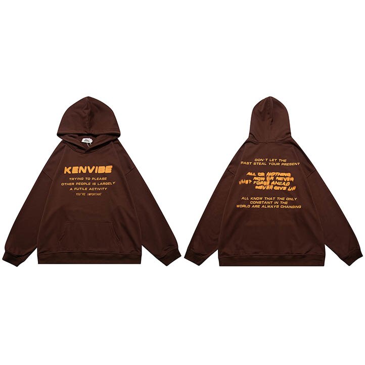 "Wrong Vibes" Unisex Men Women Streetwear Graphic Hoodie Daulet Apparel