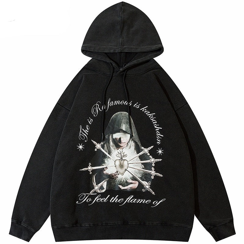 "The Chosen One" Unisex Men Women Streetwear Graphic Hoodie Daulet Apparel