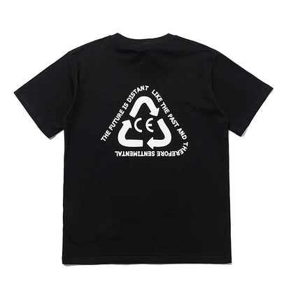High Quality CAVEMPT Tops Tee Phantom Letter Printing Classic All-match Men Woman Loose O-Neck Summer C.E T Shirt Street King Limited