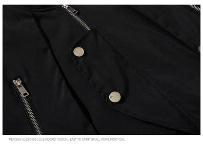 autumn mens zipper bomber jackets aesthetic vintage casual baseball uniform design hip hop street fashion techwear jacket man unique default style 1520