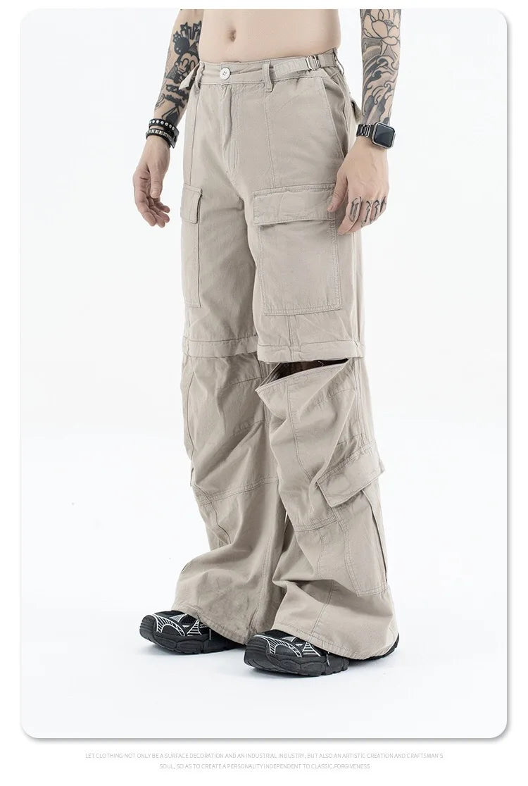 2024 autumn and winter new cargo pants unique cargo style 4738