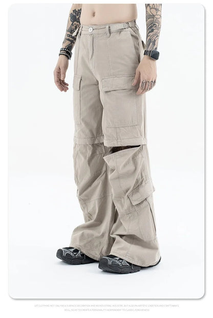 2024 autumn and winter new cargo pants unique cargo style 4738
