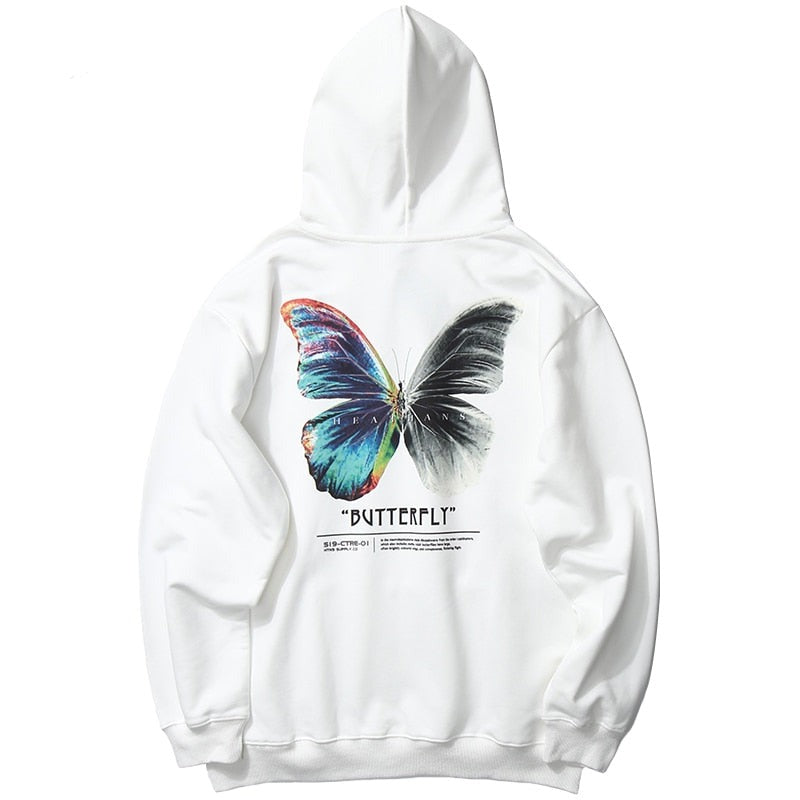 "Butterfly Effect" Unisex Men Women Streetwear Graphic Hoodie Daulet Apparel