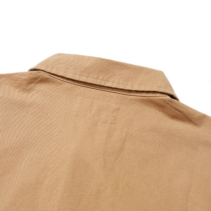 Amekaji Vintage Long Sleeve Cargo Shirt Men Kahki Lapel Multi-pocket Thick Tooling Shirt Autumn Engineer Workwear Cardigan Tops Street King Limited