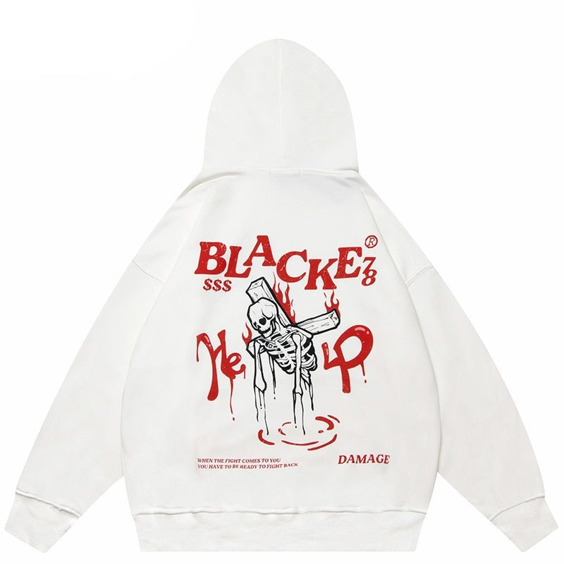 "Rise From Below" Unisex Men Women Streetwear Graphic Hoodie Daulet Apparel