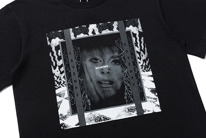 High Quality CAVEMPT Tops Tee Phantom Letter Printing Classic All-match Men Woman Loose O-Neck Summer C.E T Shirt Street King Limited