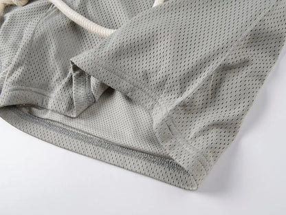 New 2023 Novelty High Comfortable Billionaire Studios Mesh Skateboard Street Cotton Casual Shorts Kanye Hip-hop Parkour #529 Street King Limited