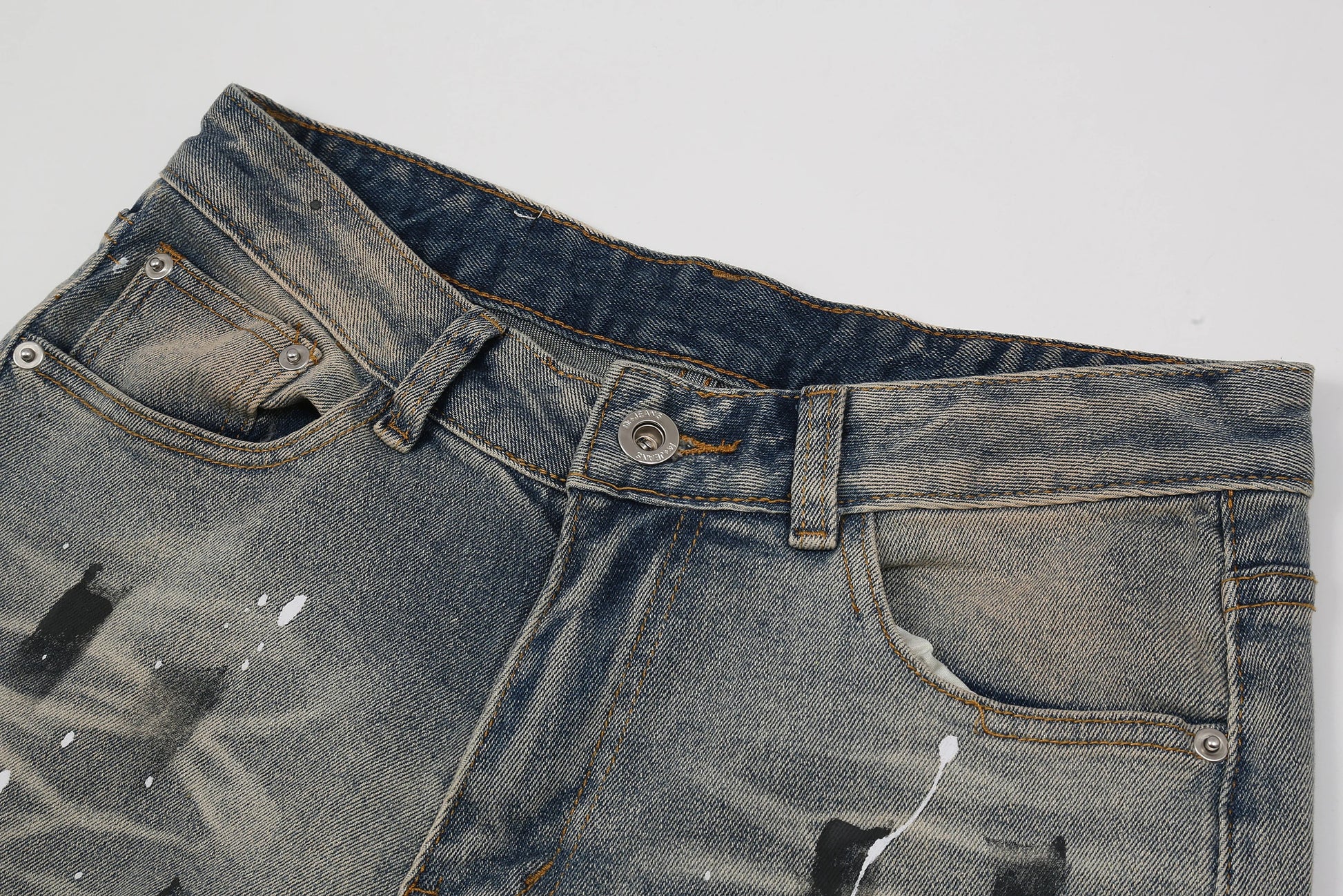 bottom zipper destroyed jeans skinny jeans ripped slim men biker jeans fashion graffiti printed streetwear hip hop pants joggers unique joggers style 5134
