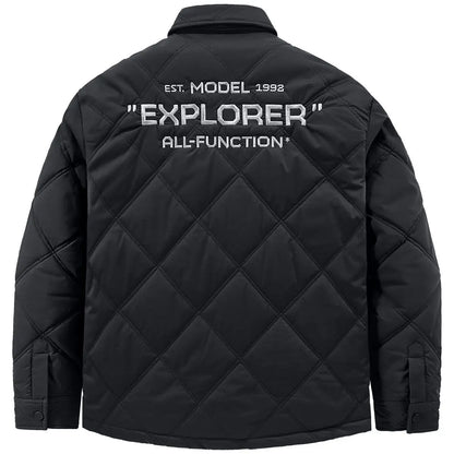 Winter New Lingge Cotton Coat Functional Multi Pocket Coats Men's Cotton Coat Thickened 2023 new Warm Cotton men clothing Street King Limited