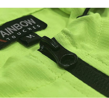 Rainbowtouches Jacket Men High Street Fashion Zipper Hoodie Mens Style Color Matching Coat Hip Hop Jacket Brand Quality Clothing Street King Limited