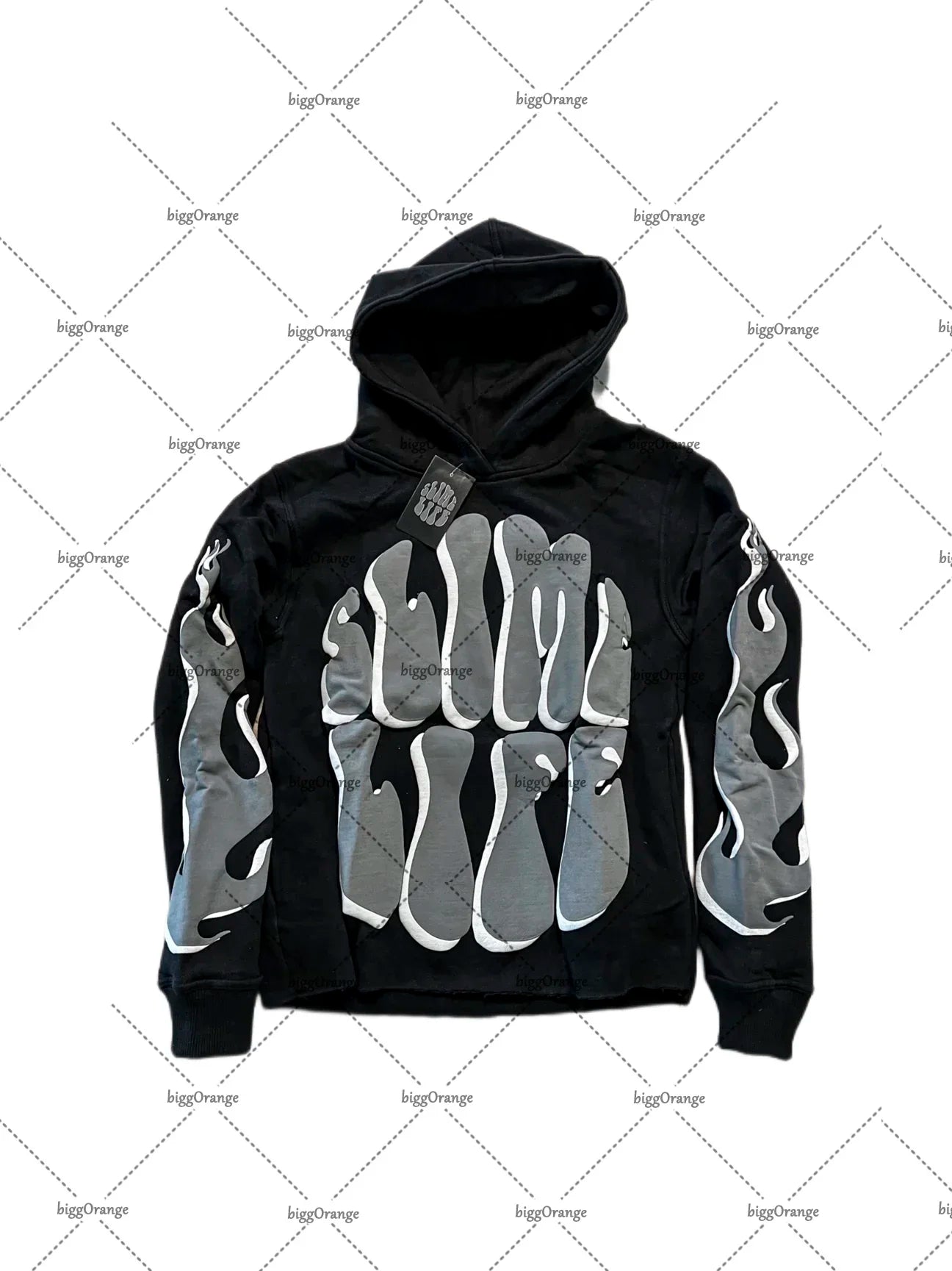 American Trendy Alphabet Oversize Hoodie Men's Y2K2023 High Street Clothing Fashion Loose and Versatile Pullover Sweatshirt Men Street King Limited