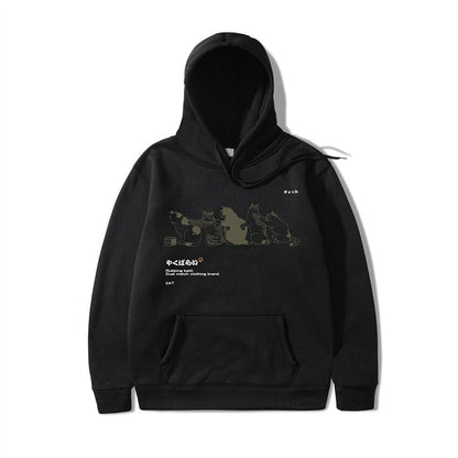 "Family" Men Women Streetwear Unisex Graphic Hoodie Daulet Apparel