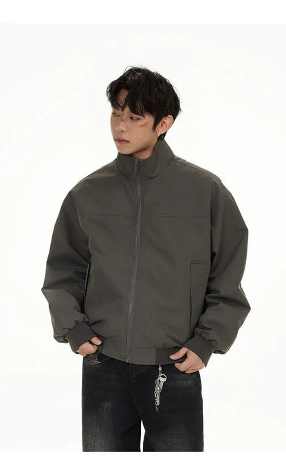 2025 spring new fashion waterproof bomber jacket men streetwear fashion loose casual motorcycle jacke boyfriend cargo coat unique cargo style 585