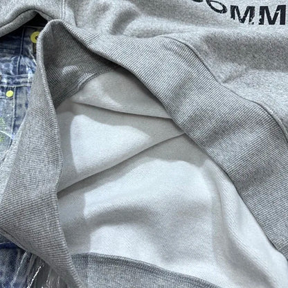 Mottled print jet colored round hoodie Street King Limited