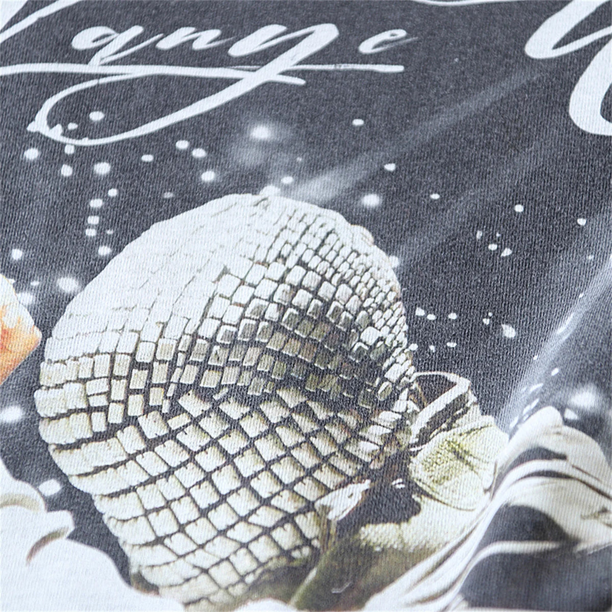 Vintage Retro KANYE WEST ALBUM Print High-Street Hip-Pop Cotton Washed Casual Oversized Tops T-Shirt Street King Limited