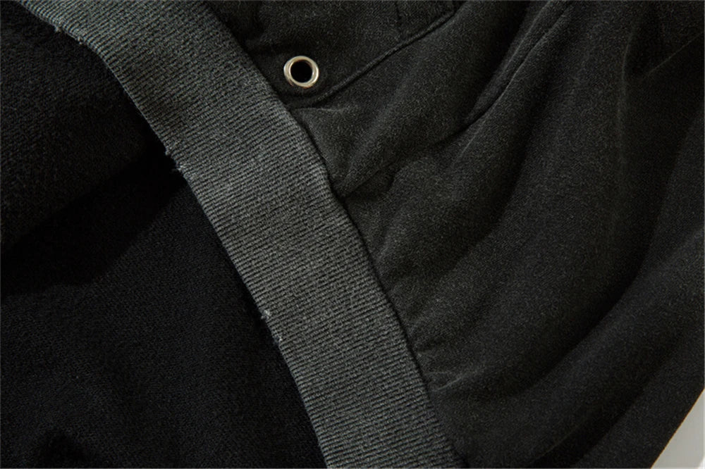 Vintage Zip Up Hoodie Jacket Y2K Punk Gothic Loose Washed Hooded Sweatshirt Coat 2024 Harajuku Cotton Streetwear Street King Limited