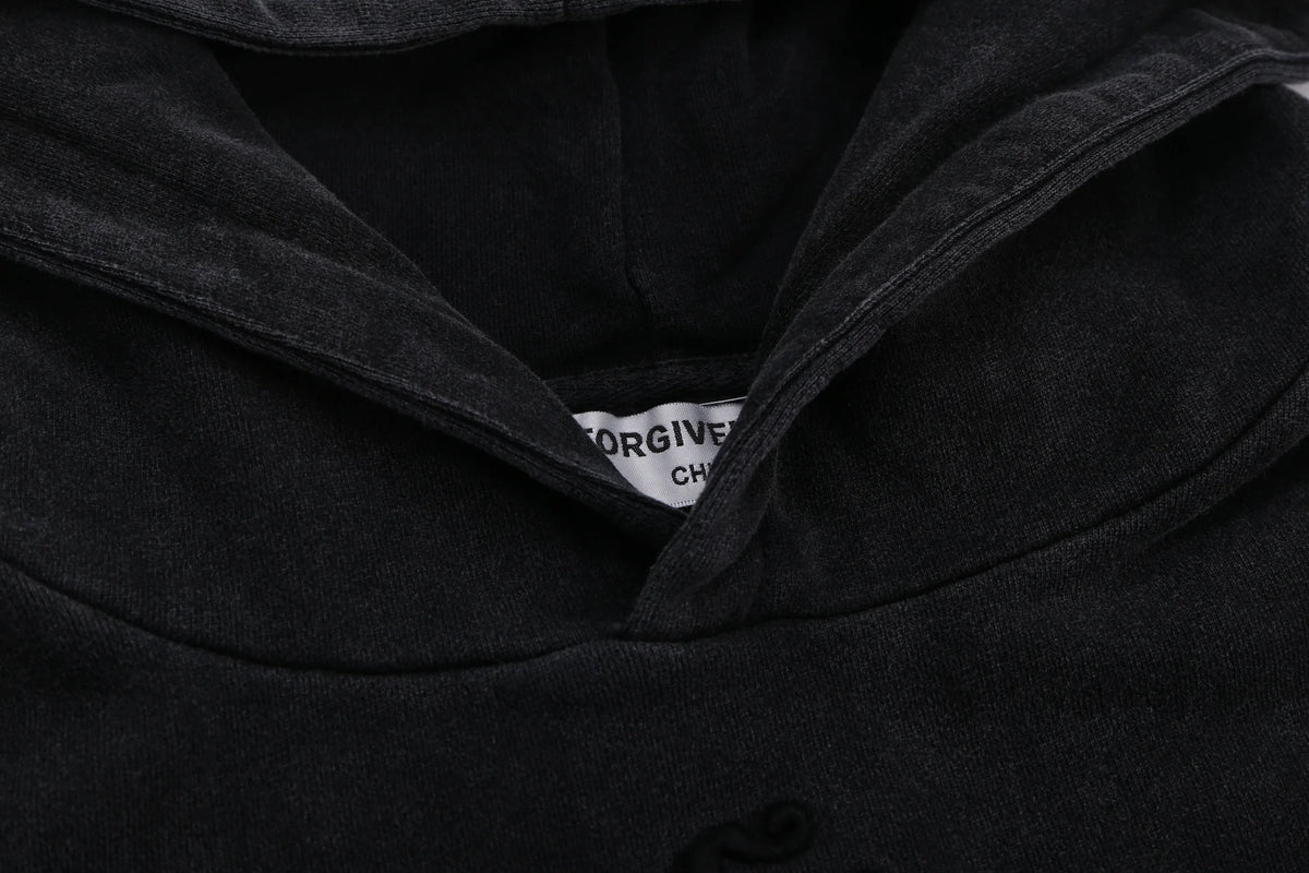 Reverse design process solid color hoodie Street King Limited