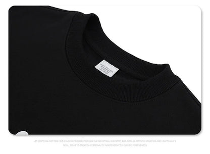 Mottled print jet colored round hoodie Street King Limited