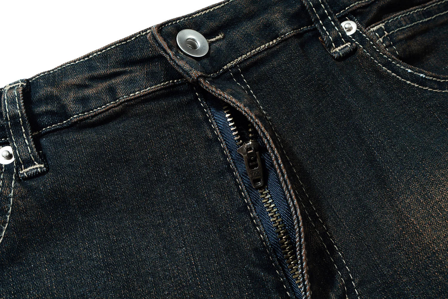 RO Ribbons Contrast Color Washed Micro Flared Jeans for Men Straight Casual Baggy Denim Trousers Ropa Hombre Loose Cargo Pants Street King Limited
