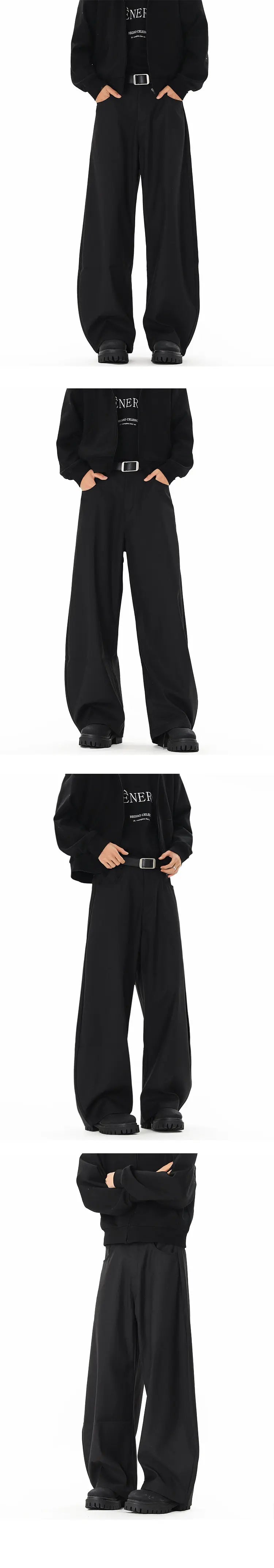 men streetwear fashion loose casual vibe hip hop black gray suit pant women harem pants trousers unique default style 1933