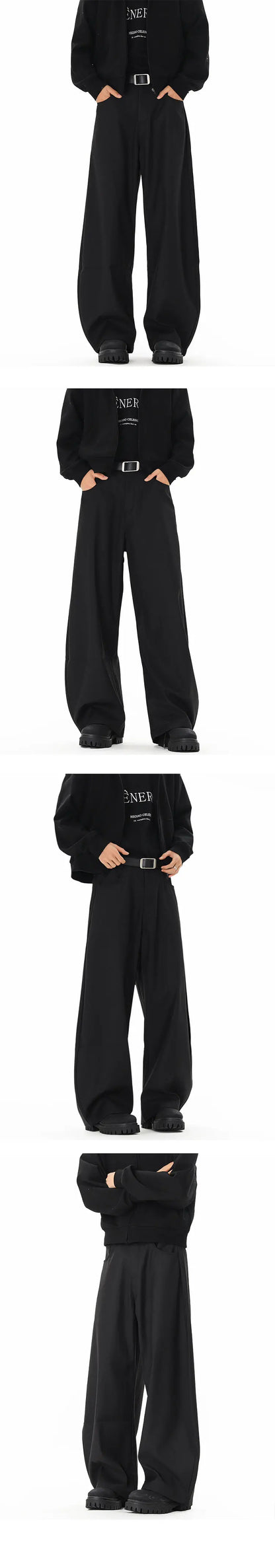 men streetwear fashion loose casual vibe hip hop black gray suit pant women harem pants trousers unique default style 1933