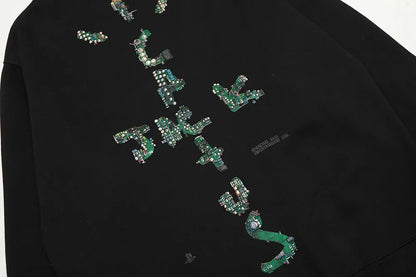 Front Pocket Cactus Jack Pullover Hooded Sudaderas Men and Women High Street Ropa Hombre Hoodies Oversized Loose Sweatshirts Street King Limited