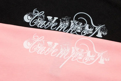 High Quality 2024 CAVEMPT Crewneck Short Sleeve Men Woman Casual Top Tee Classic Outdoor T-shirts Street King Limited