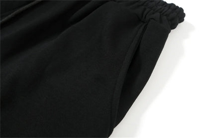 Undermycar 2024 Trendy Drawstring Logo Drawstring Pure Cotton Loose Fat Elastic Shorts Street King Limited